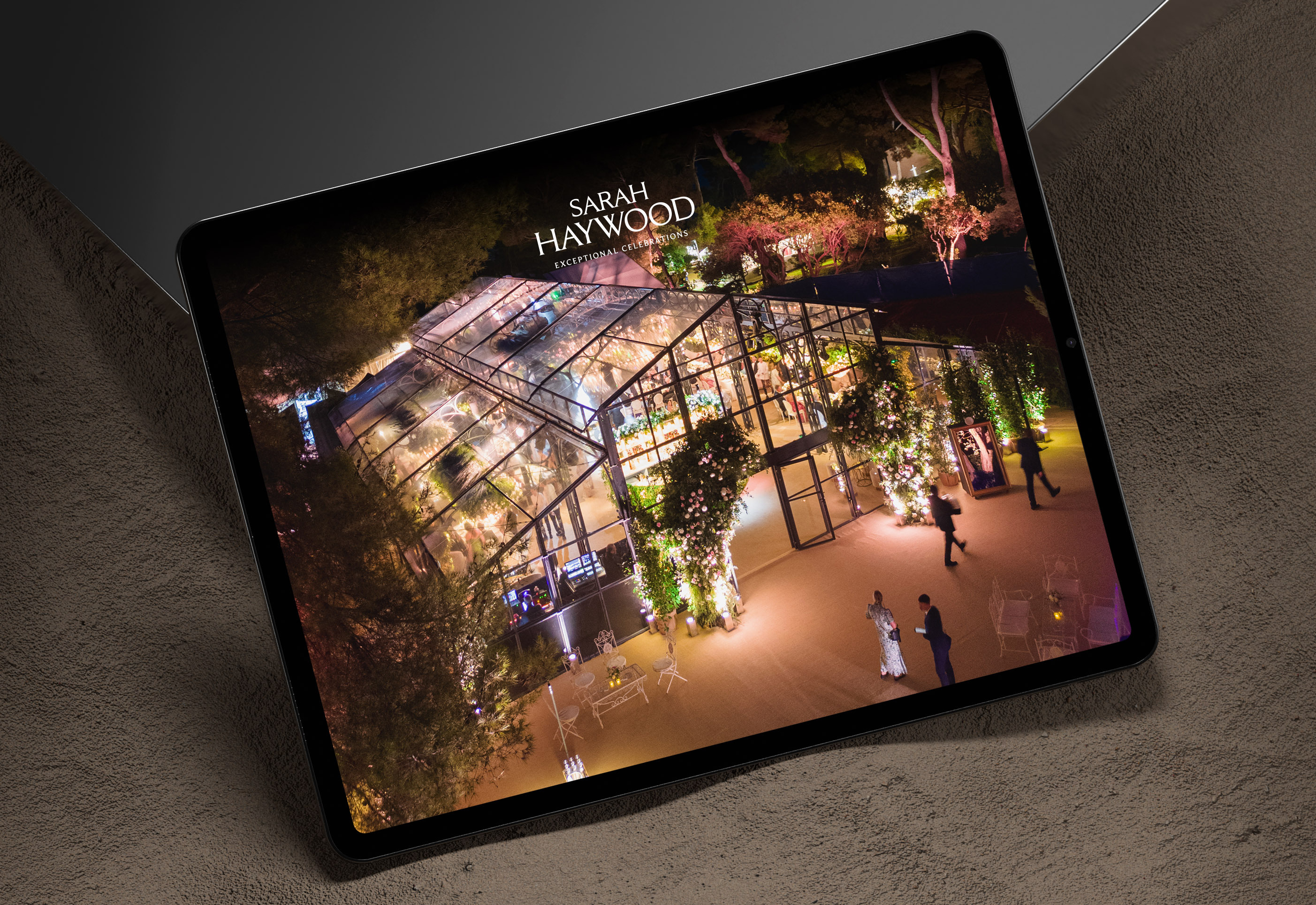 Web design for Sarah Haywood