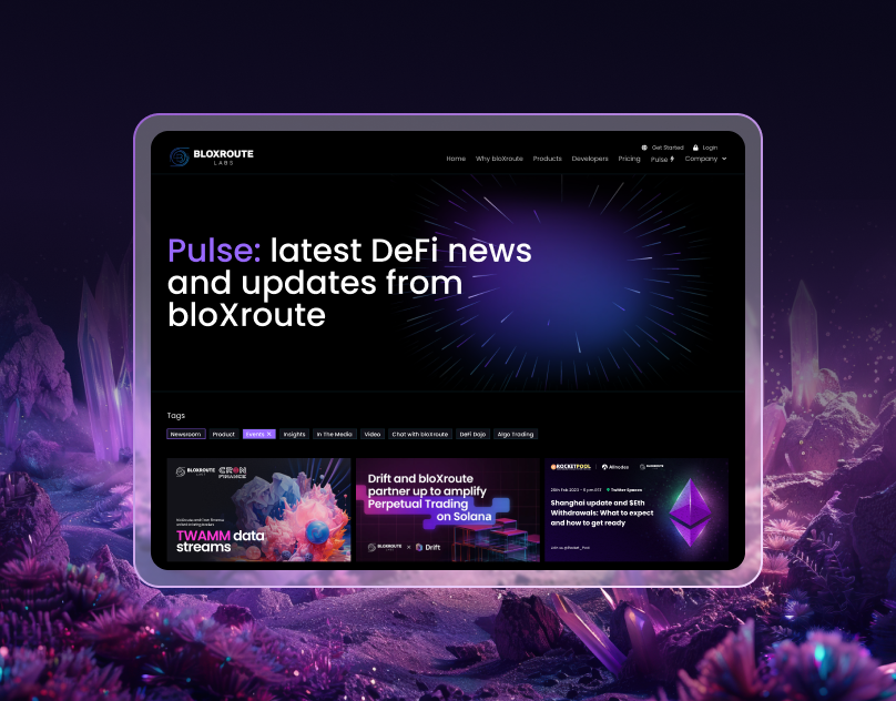 BloXroute: Web3 Website for BDN ā Crypto...